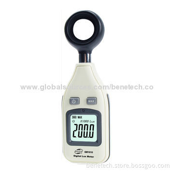 Digital Lux Meter with Backlight Function, Low-battery Indication
